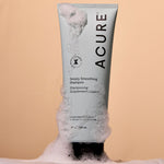 ACURE Simply Smoothing Shampoo styled with airy cleansing foam