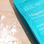 Amazing You Daily Magnesium Flakes with loose magnesium flakes