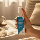 Amazing You Daily Magnesium Spray in a relaxing bedroom setting