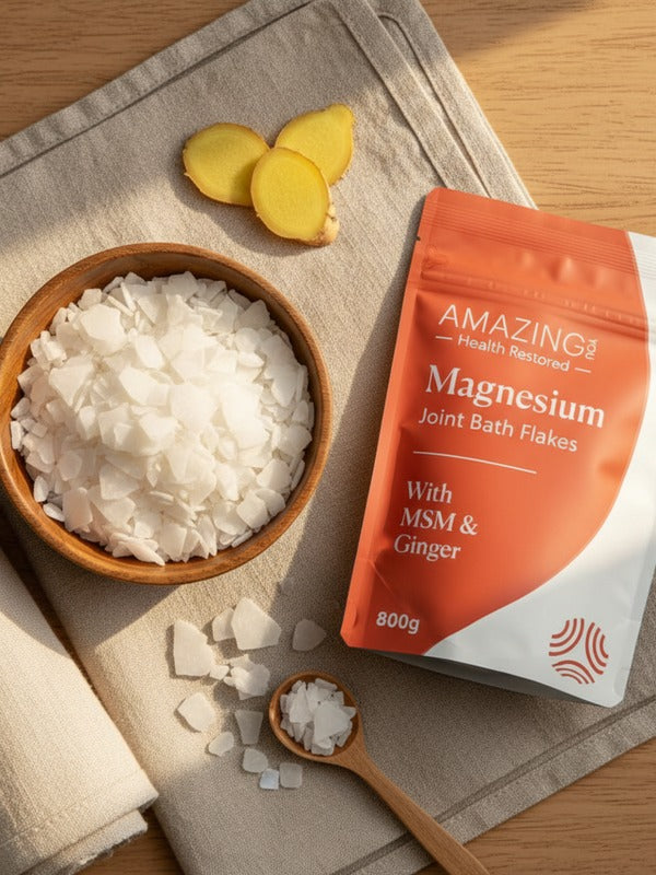 Amazing You Joint Magnesium Flakes styled with loose flakes