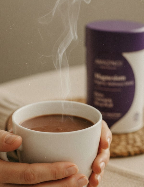 Amazing You Nightly Wellness Drink in an evening setting