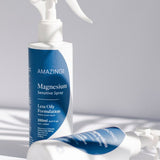 Amazing You Sensitive Magnesium Oil bottles in a styled setting