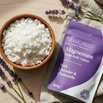 Amazing You Sleep Magnesium Flakes styled with loose flakes