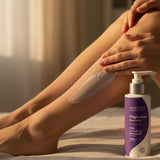 Amazing You Sleep Magnesium Lotion applied to legs