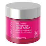 Andalou 1000 Roses Fortifying Night Cream 50g front product image on white background