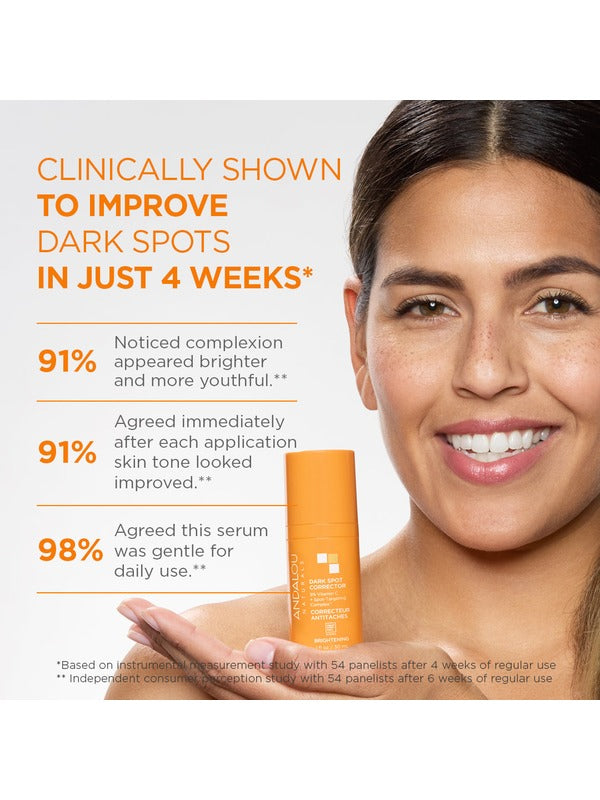 Andalou Brightening Dark Spot Corrector clinical results