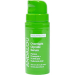 Andalou Resurfacing Overnight Glycolic Serum 30ml front product image on white background