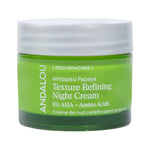 Andalou Resurfacing Texture Refining Night Cream 50g front product image on white background