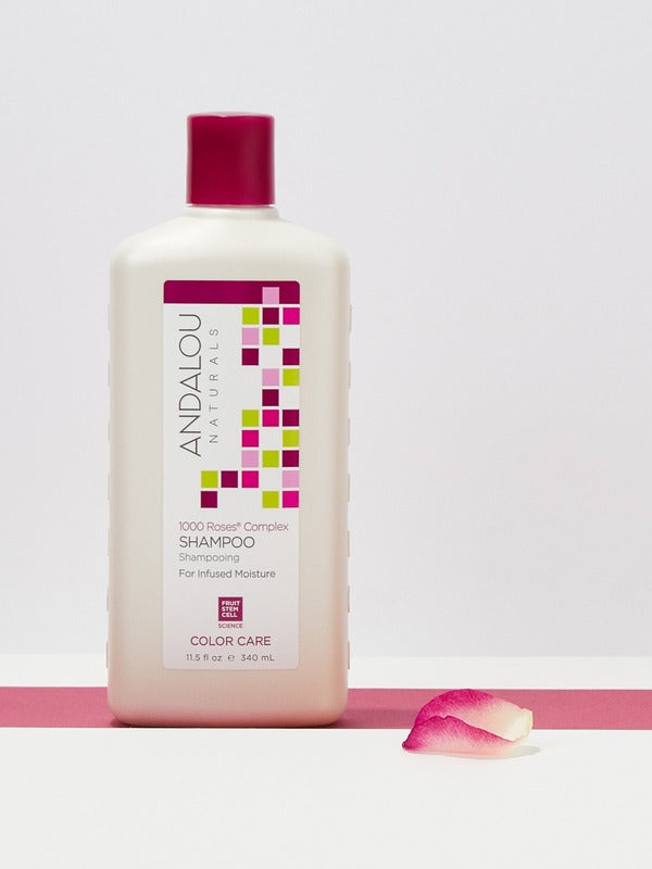 Andalou 1000 Roses Complex Colour Care Shampoo with rose