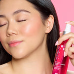 Andalou 1000 Roses Biome Balancing Toner applied to the face