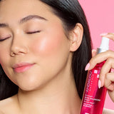 Andalou 1000 Roses Biome Balancing Toner applied to the face