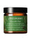 Antipodes Avocado Pear Night Cream in an amber glass jar with a green label, gold botanical details and a wide, smooth black lid, on white.