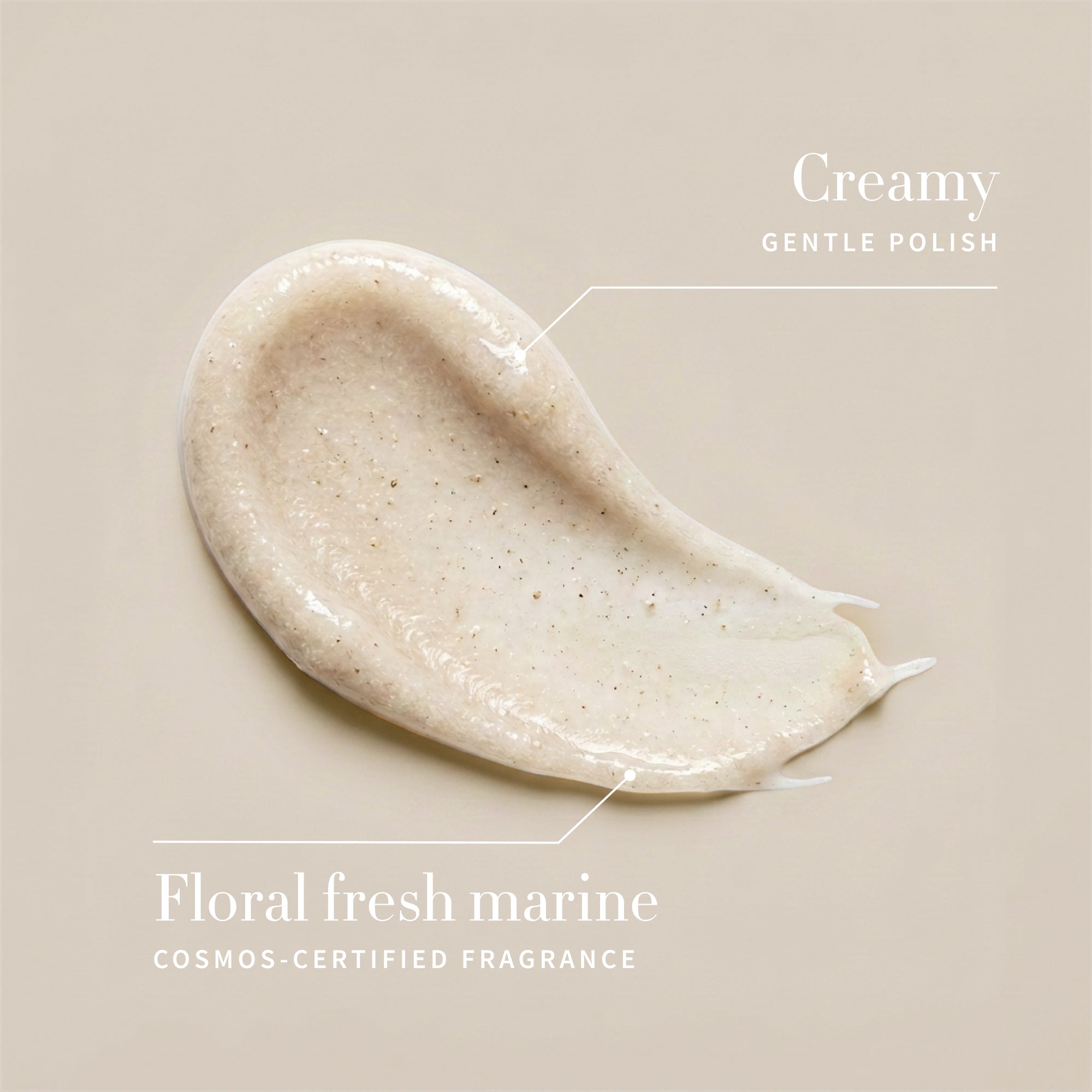 Creamy texture of Antipodes Purity Glass Skin Facial Polish