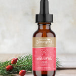 Australian Biologika 100% Organic Rosehip Oil 25ml — rosehip oil styled with botanicals