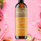 Australian Biologika Shampoo Hydrating Citrus Rose 500ml — citrus rose shampoo styled with fruit