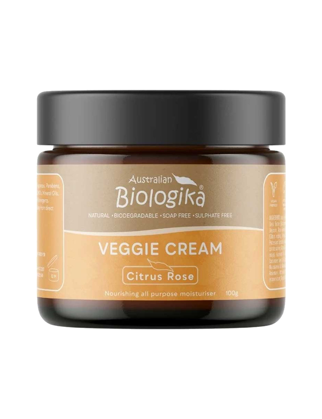 Australian Biologika Citrus Rose Geranium Veggie Cream 100g