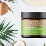 Australian Biologika Coconut Veggie Cream 100g — coconut veggie cream styled with coconuts