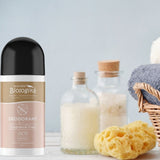 Australian Biologika Certified Organic Roll On Deodorant - Fragrance Free 70ml — fragrance-free deodorant in a bathroom setting