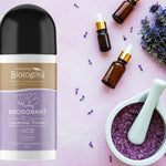 Australian Biologika Certified Organic Roll On Deodorant - Lavender Fields 70ml — lavender deodorant styled with lavender