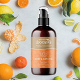 Australian Biologika Uplifting Body and Bath Oil 200ml — uplifting body and bath oil styled with citrus