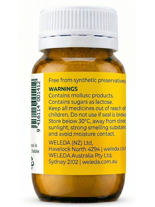 Weleda Baby Teething Powder 60g warnings and product information