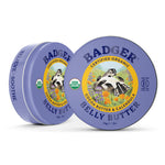 Official alternate view of Badger Belly Butter tins