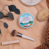 Badger Coconut After Sun Balm in a summer flat lay