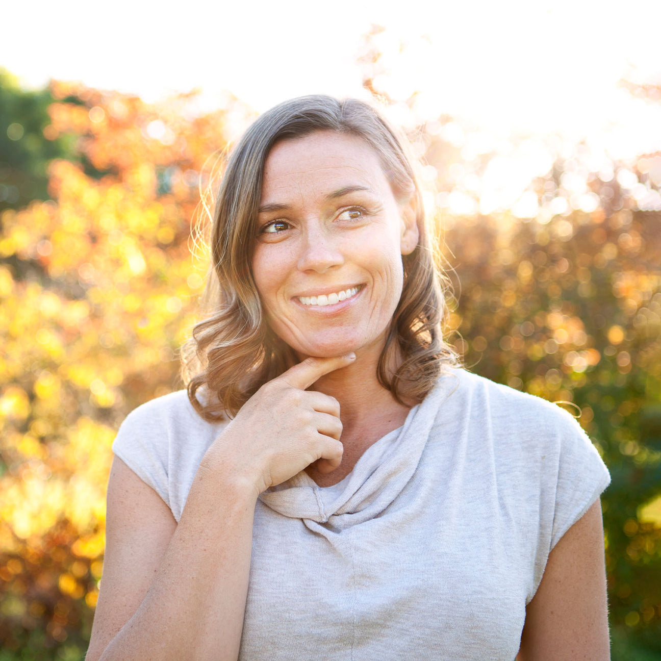 Woman featured in the official Badger Cuticle Care lifestyle image