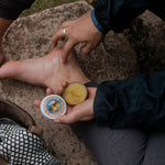 Badger Foot Balm applied after hiking
