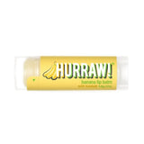 Overhead view of Hurraw! Organic Lip Balm - Banana with Baobab 4.8g