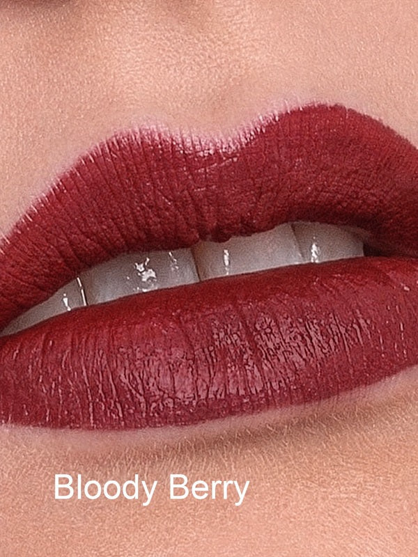 Benecos Natural Matte Liquid Lipstick – shade Bloody Berry, SKU 95356