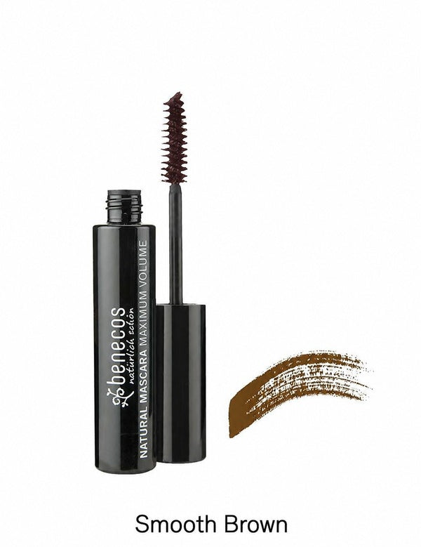 Benecos Maximum Volume Mascara – shade Smooth Brown, SKU 90115