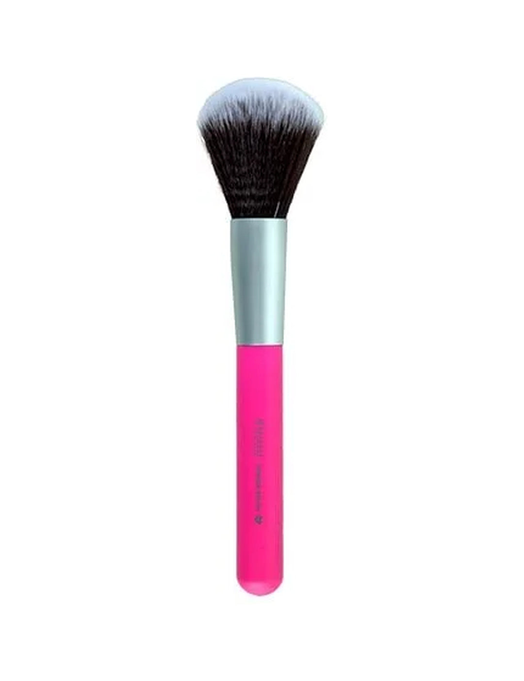 Benecos Powder Brush with pink handle and synthetic bristles