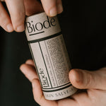 Biode Salve-ation Multi-purpose Balm held in hands