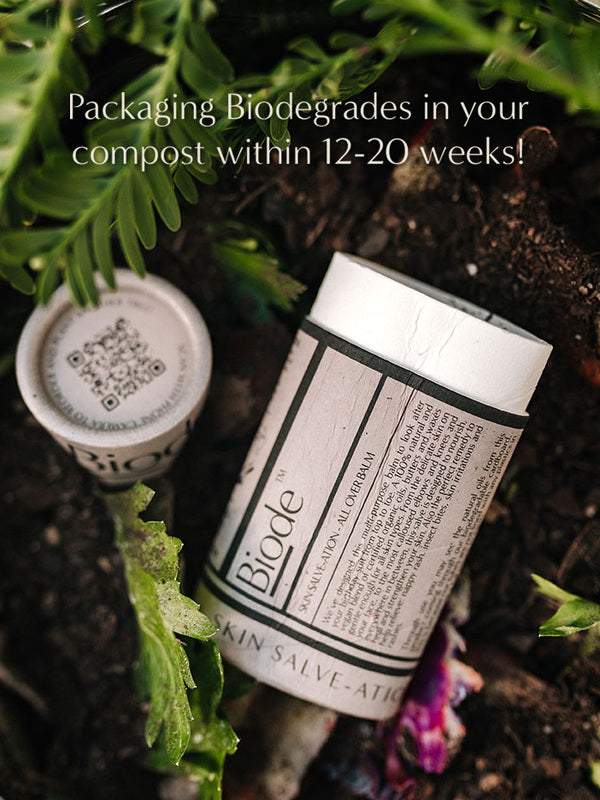 Biode Salve-ation Balm compostable packaging