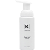 Biologi Bc Refresh Cleanser 150ml in a white bottle with an extended foaming pump and black Bc label, shown upright on a plain white background.
