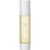 Biologi Bf Restore Face & Body Serum in a tall cylindrical bottle with a white cap and base, pale golden serum and a translucent Bf label, shown upright on white.