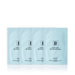 Biologi Hydra Calm Bio Cellulose Sheet Mask four-pack, with four overlapping pale blue sachets and their black product labels visible on white.