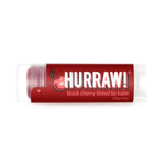 Overhead view of Hurraw! Organic Lip Balm - Black Cherry 4.8g