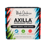 Black Chicken Remedies Axilla First Deodorant Trio Gift Pack — front pack shot on white