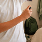 Black Chicken Remedies Axilla Rainforest Deodorant Spray — being applied