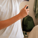 Black Chicken Remedies Axilla Rainforest Deodorant Spray — being applied