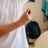 Black Chicken Remedies Axilla Wave Fresh Deodorant Spray — being applied