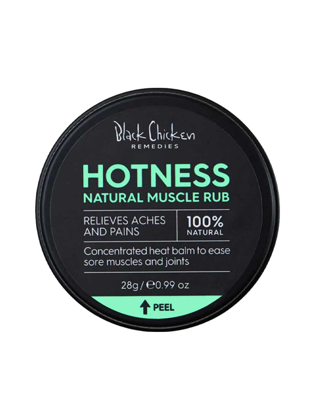 Black Chicken Remedies Hotness Natural Muscle Rub 28g