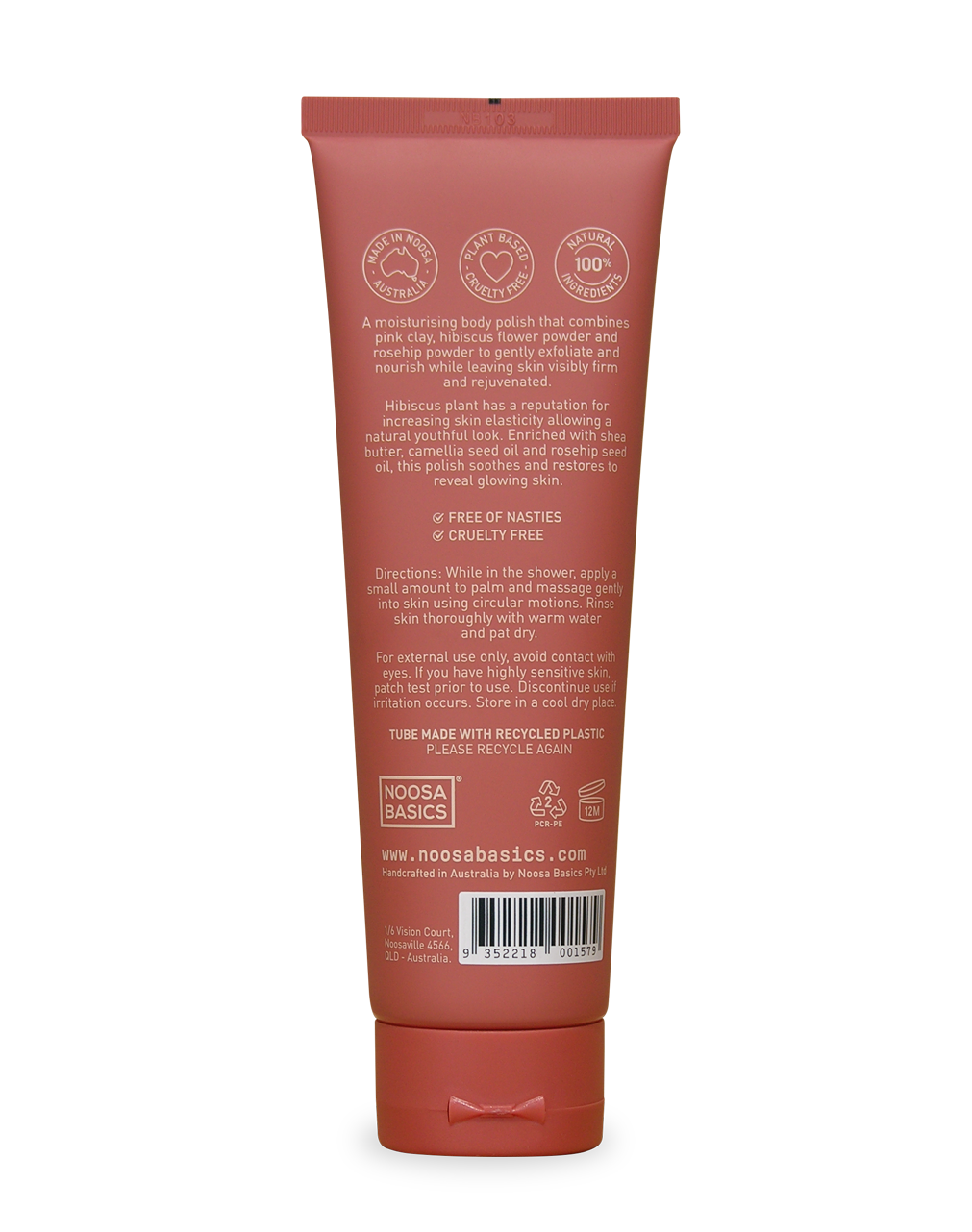 Noosa Basics Body Polish Hibiscus + Rosehip Powder 160ml product detail