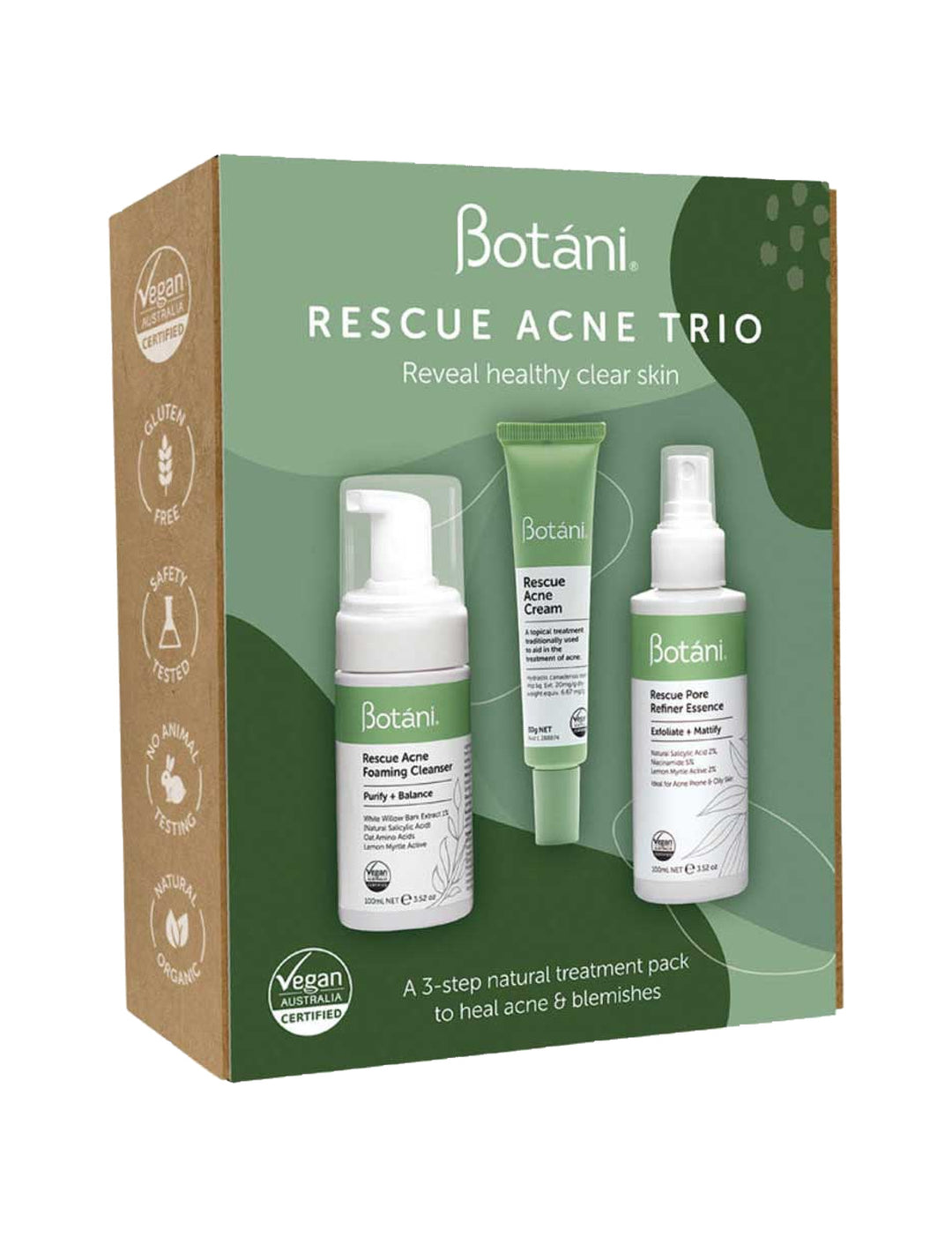 Botani Rescue Acne Trio Pack