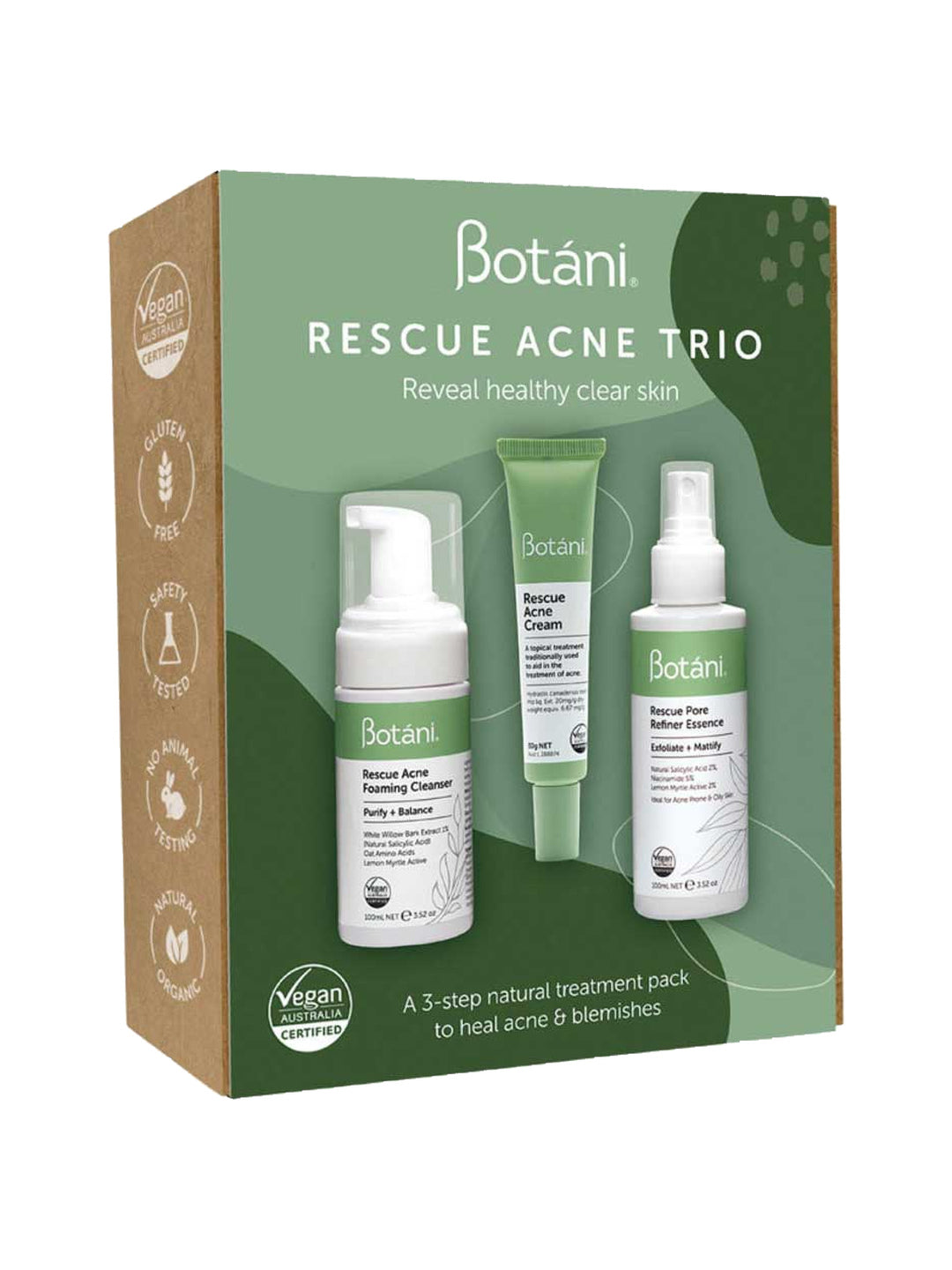 Botani Rescue Acne Trio Pack