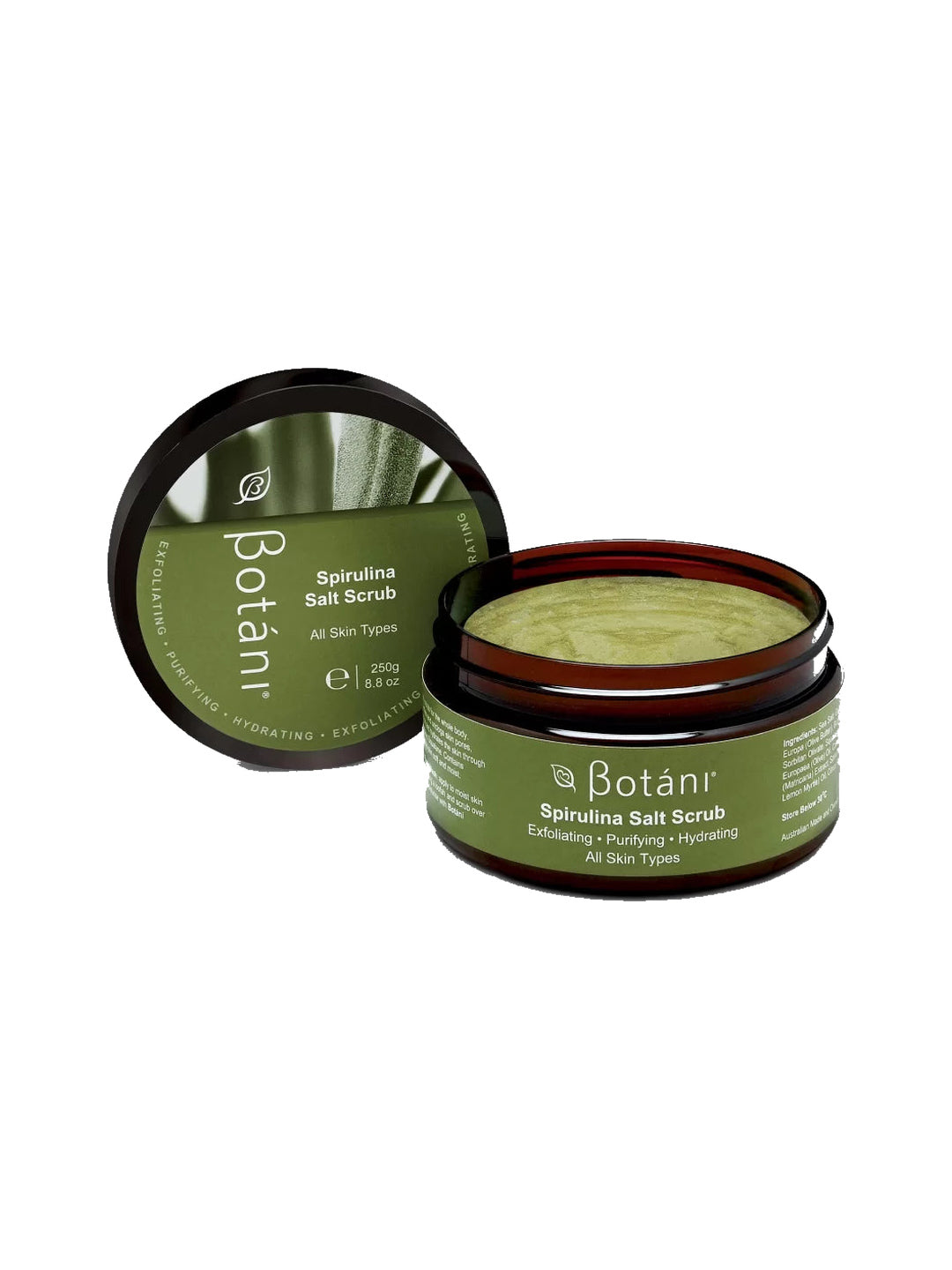 Botani Spirulina Salt Body Scrub 250g