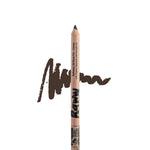 Raww Babassu Oil Brow Fix in Cocoa with swatch