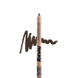 Raww Babassu Oil Brow Fix in Cocoa with swatch